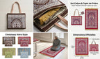 Tapis de Prière + Tote Bag Assorti — Le Compagnon du Vendredi