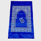Pack de 4 tapis de prière musulmans de poche portables – Noir, Bleu, Rouge et Vert